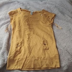 Dian von Furstenberg bright yellow dress